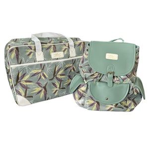New Simply Sisters Lola Miller Designs Matching Backpack & Travel Bag Set